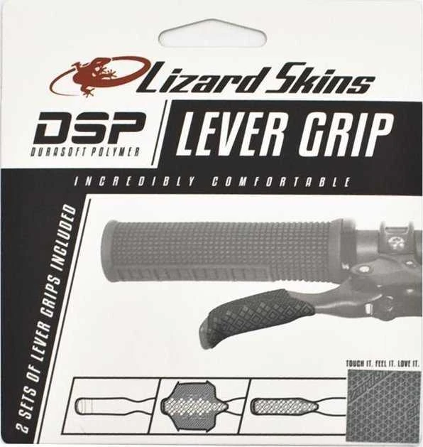 Lizard Skins LIZARDSKINS DSP svirties rankena – platinos pilka 0,5 mm (2 rinkiniai po 2) (NAUJIENA, 2023 m.)