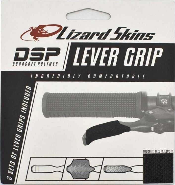 Lizard Skins LIZARDSKINS DSP Lever Grip - Jet Juodas 0.5 mm (2 zestawy po 2 vnt.) (NEW 2023)