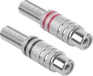 Blow RCA lizdas kabeliui METAL
