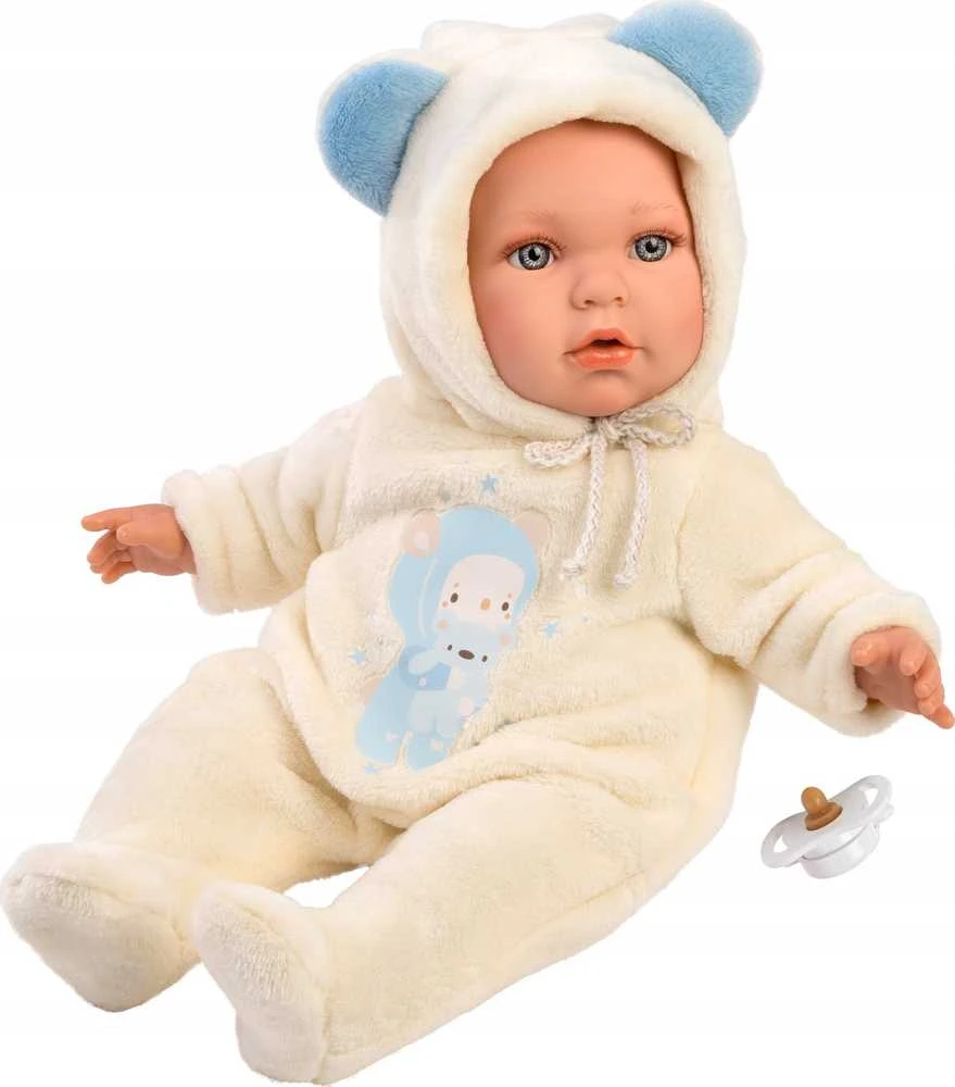 Llorens Llorens 14207 Lėlė bobas Enzo 42 cm su miękkim brzuszkiem