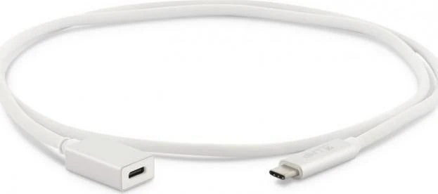Kabelis LMP USB-C į USB-C plėtinys baltas