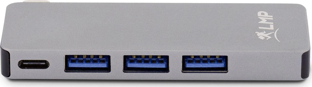 Šakotuvas LMP USB-C Basic Hub, pilkas