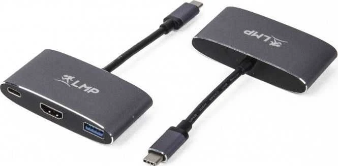 Šakotuvas LMP USB-C stotis / replikatorius (LMP-USBC-HDMI-4K-SG)