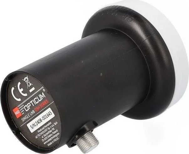 Palydovinės antenos Konverteris OPTICUM Raudona Premium Single LNB 03H Universal