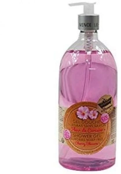 Les Petites Bains de Provence Cherry Blossom Dušo želė For Sensitive Skin, 1000 ml