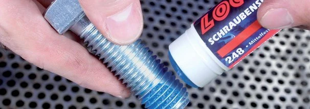 Loctite 248 tepimas ant varžto sriegio