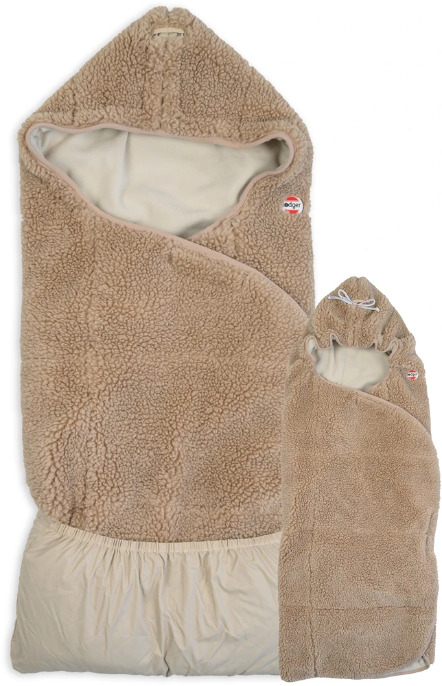 LODGER Wrapper Teddy owijany kocyk Powder WPT 023