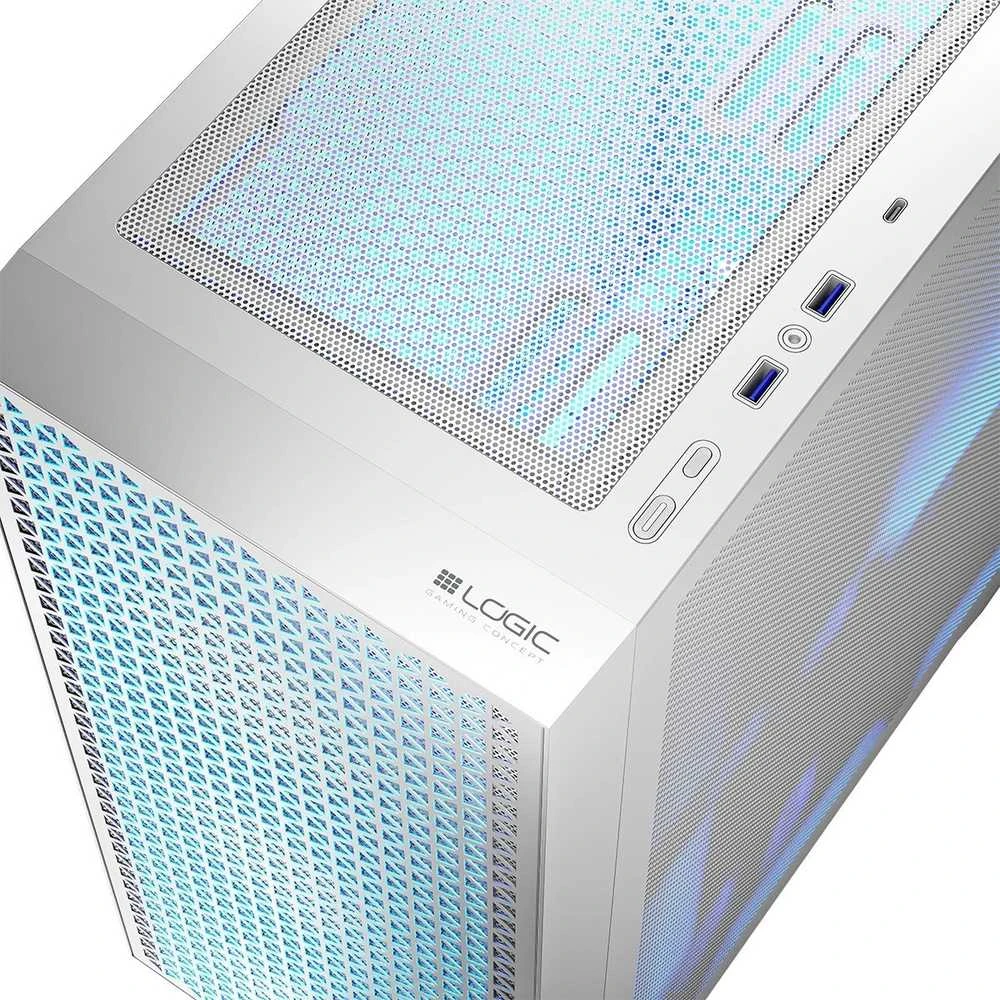 Logic Dart Pro ARGB Midi Baltas