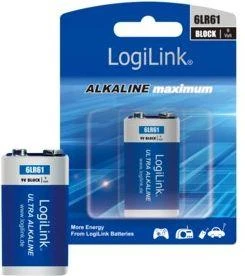 LOGILINK 6LR61B1 LOGILINK - Ultra Power 6LR61 šarminės baterijos, blokas, 9V