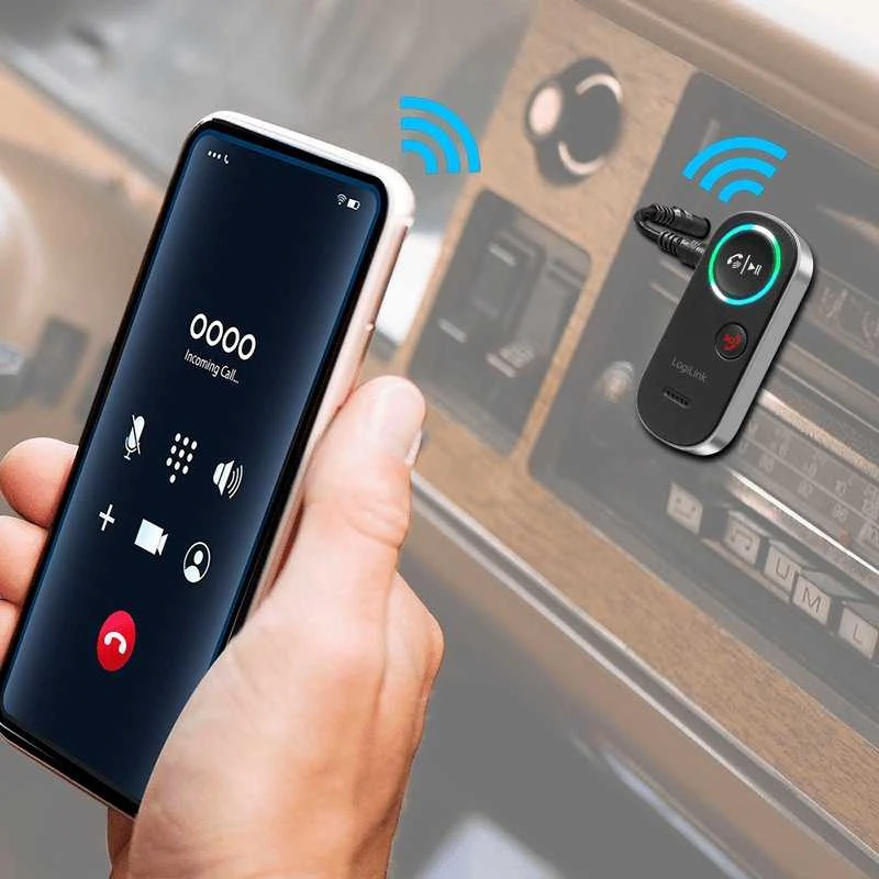 LogiLink Bluetooth imtuvas automobiliui su skambučio funkcija
