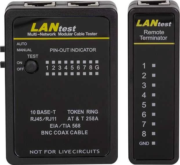 LOGILINK WZ0015 LOGILINK - Kabelių tikrintuvas su nuotoliniu bloku
