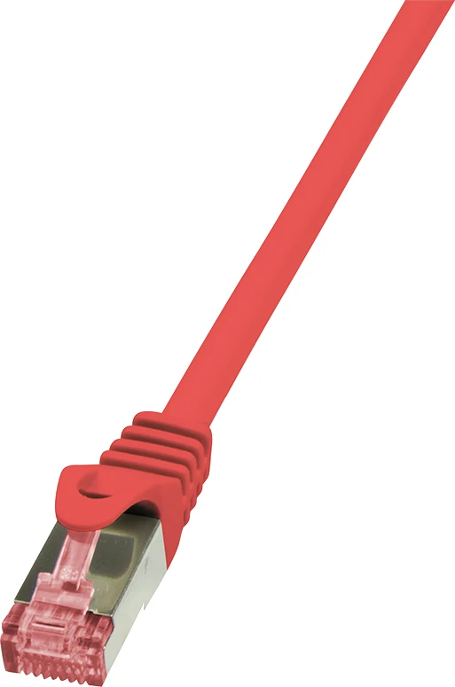 LOGILINK CQ2024S LOGILINK – Patchcord Cat.6 S/FTP PIMF PrimeLine 0,5m Raudona