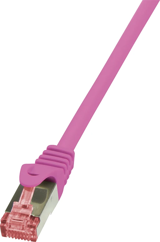 LOGILINK CQ2029S LOGILINK - Patchcord Cat.6 S/FTP PIMF PrimeLine 0,5m rožinis