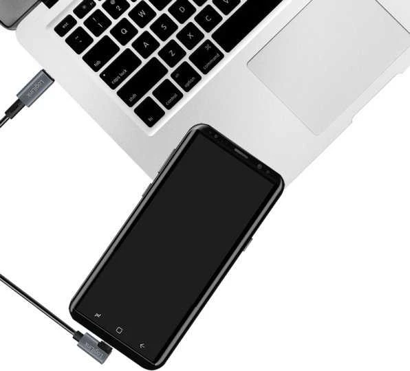 LogiLink USB 2.0 | USB-C 1.0m 100W kampinis juodas