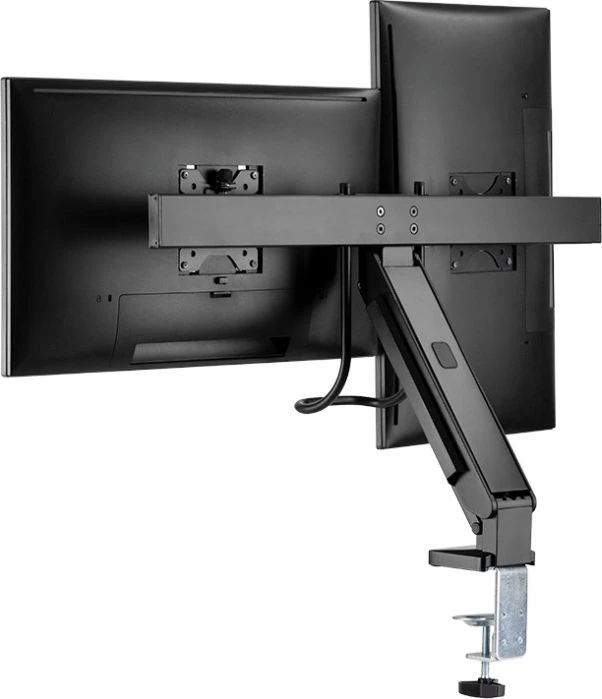 LOGILINK BP0102 Dual Monitorius 17–27 colių plieno laikiklis, taupantis erdvę