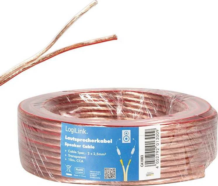 LogiLink garsiakalbių laidas ritėje, 10m