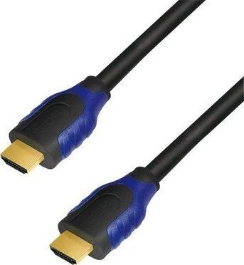 Logilink HDMI didelės spartos 2x HDMI A tipo vyriškas CHB1115 HDMI kabelis, Juodas, 15 m