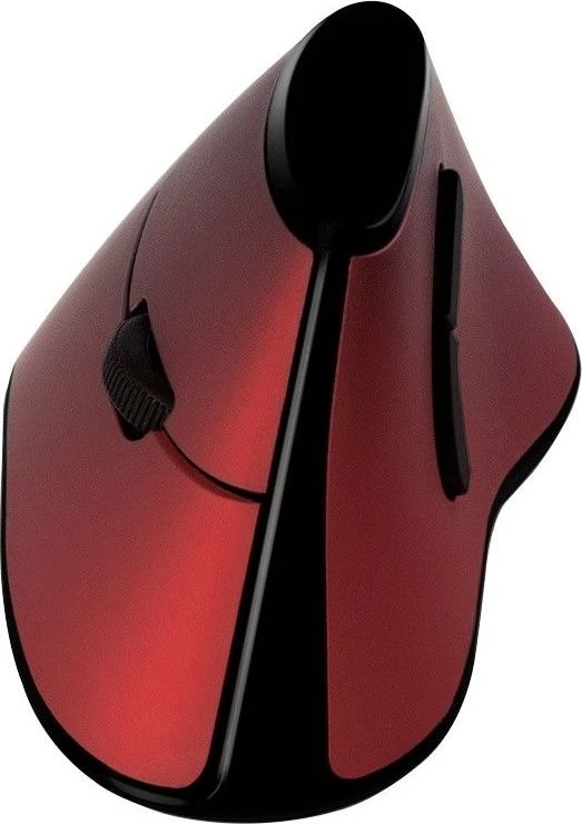 LOGILINK ID0159 LOGILINK - Ergonomiška vertikali pelė, bevielis 2,4 GHz, raudonas