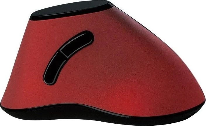 LOGILINK ID0159 LOGILINK - Ergonomiška vertikali pelė, bevielis 2,4 GHz, raudonas