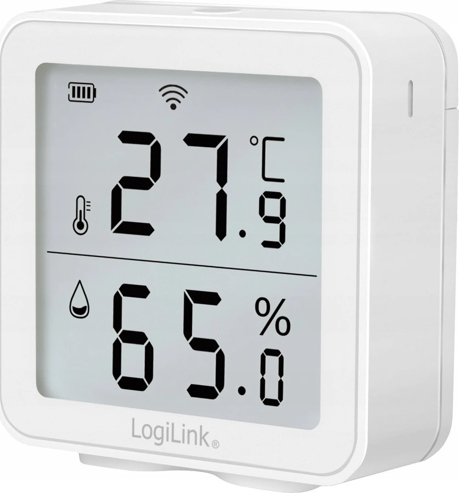 LOL LogiLink SC0116 higrometras ir psichrometras Vidaus Elektroninis higrometras Balta