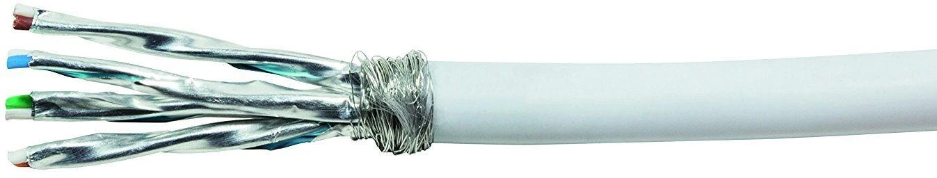 LOGILINK CPV0041 LOGILINK - Masinis Komutacinis kabelis S/FTP Cat.7 Cu PrimeLine, LSOH baltas, 100m