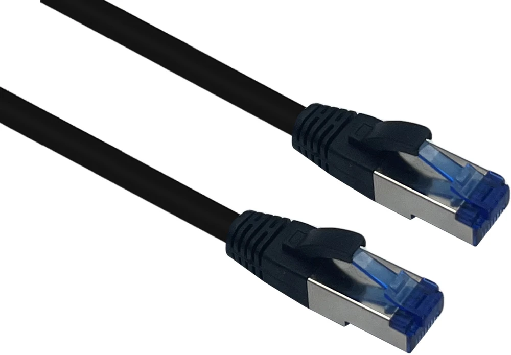 LogiLink Carruzzo Helos 205590 tinklo kabelis Juoda 50 m Cat6a S/FTP (S-STP)