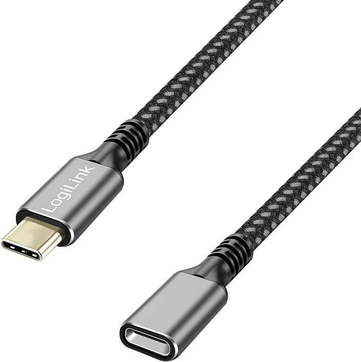 LogiLink Kabelis USB3.2 gen1 TypeC do USB-C/F, PD, 2m