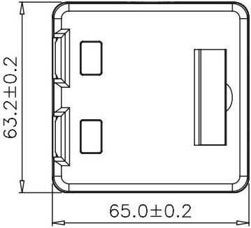 LOGILINK NK4032 LOGILINK- Keystone Surface Mounted Box 2 port UTP, baltas