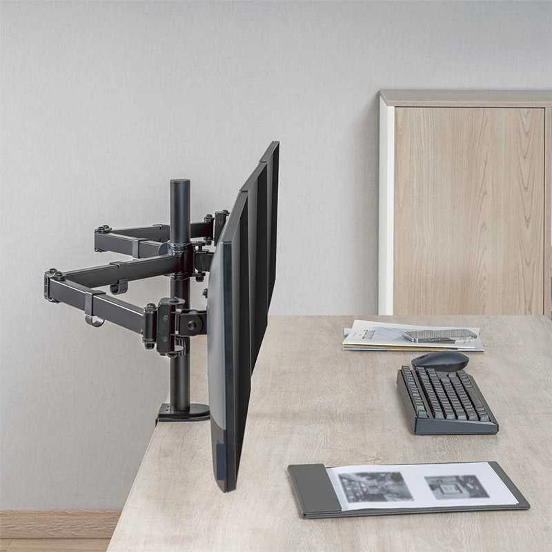 LogiLink Laikiklis biurkowy na 3 monitory 17" - 27" (BP0173)