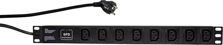 LogiLink 19" 1U 8x IEC320 C13 2m (PDU8A01)