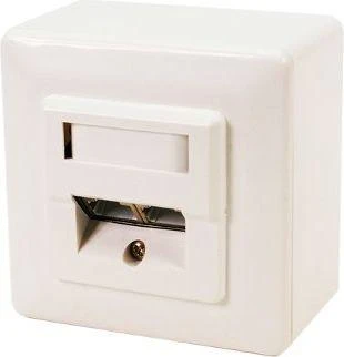 LOGILINK NP0039A LOGILINK - montuojamas į lizdą / įleidžiamas CAT6 ekranuotas 2xRJ45