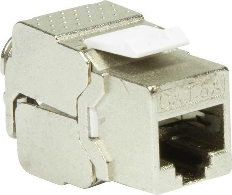 LogiLink Lizdas RJ45 Cat.6A, 10G, visas ekranas, 180° beznarzędziowe, 24 vnt. (NK4001)