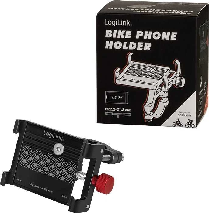 LogiLink AA0146 uchwyt pasywny Mobilusis telefonas/Išmanusis telefonas Juodas, Raudona