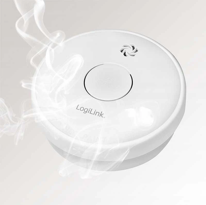 LogiLink LogiLink Dūmų detektorius austauschbare 9V Batterie baltas