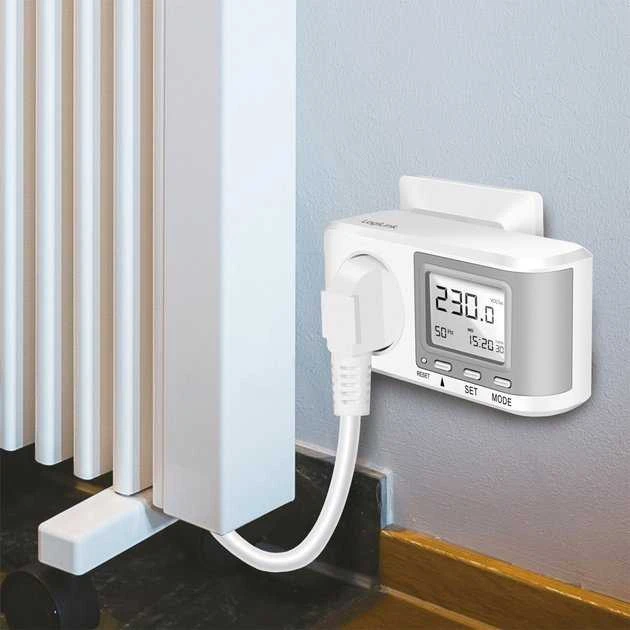 „LogiLink“ energijos sąnaudų matavimo prietaisas CO2 emisijai apskaičiuoti