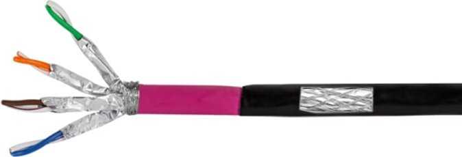 LogiLink Logilink Erdverlegekabel S/FTP Cat7 AWG23 1000MHz schw. 50 m