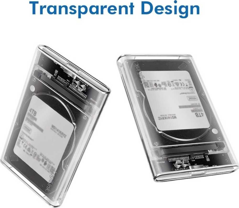 Kietasis diskas LogiLink UA0409 transparentna