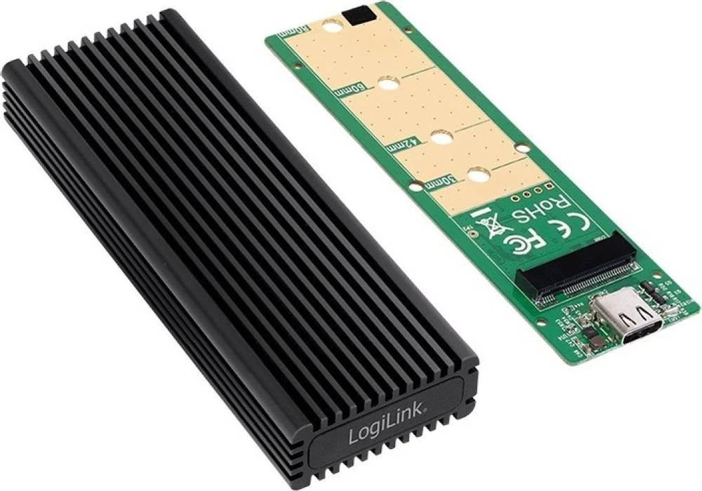 LogiLink Geh. (M.2 PCIe NVMe) USB 3.2 Bl