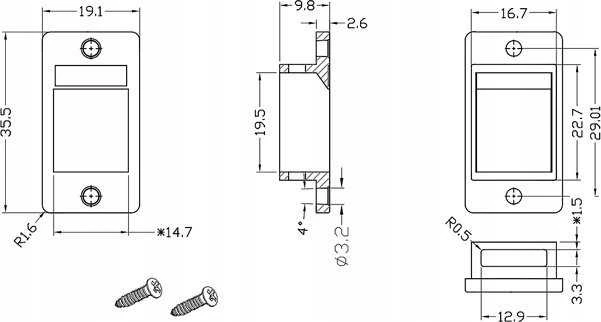 LogiLink LogiLink MP0054 montavimo rinkinys