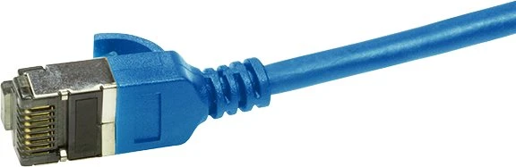 LogiLink LogiLink Patchkabel CAT6A STP TPE SlimLine blau 0,5m