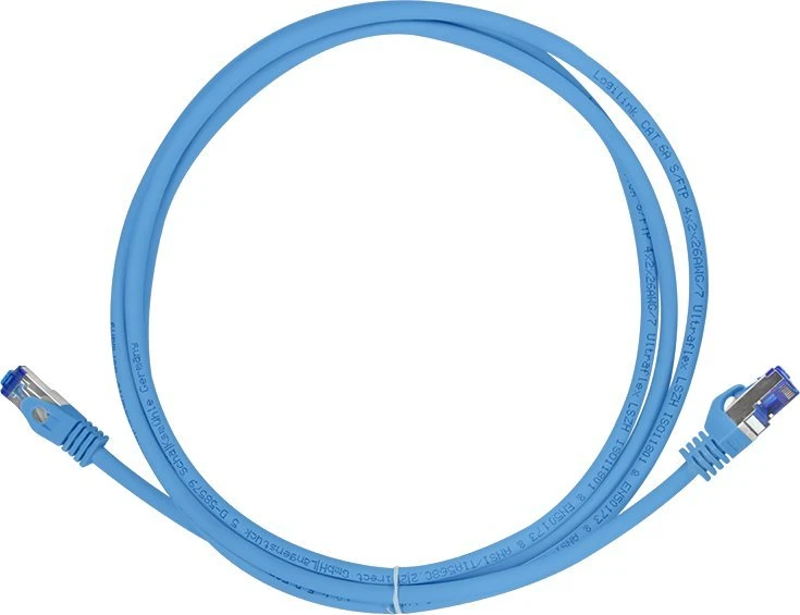 LogiLink Logilink Patchkabel Ultraflex, Cat.6A, S/FTP, blau, 10 m