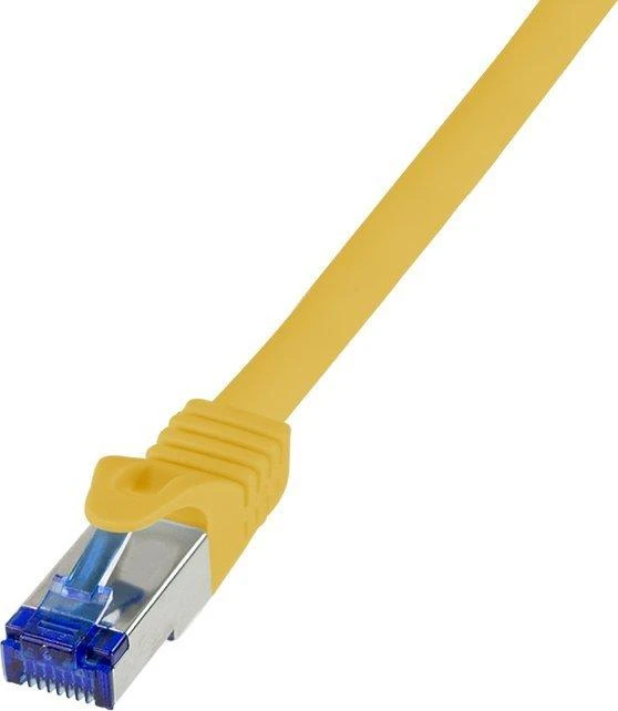 LogiLink Logilink Patchkabel Ultraflex, Cat.6A, S/FTP, gelb, 0,5 m