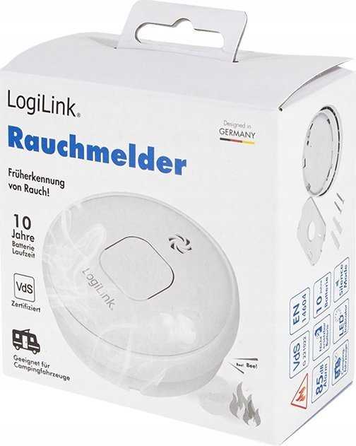 LogiLink LogiLink SC0016 dūmų detektorius Fotoelektriniai atšvaito jutikliai Belaidis