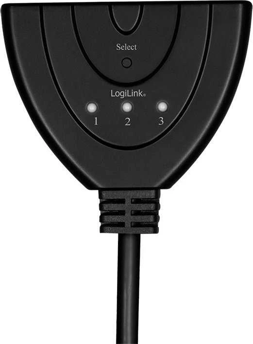 „LogiLink HD0040“ HDMI skirstytuvas 1x3/3x1 prievadas, 4K/30 Hz, CEC, dvitiesis, surištas