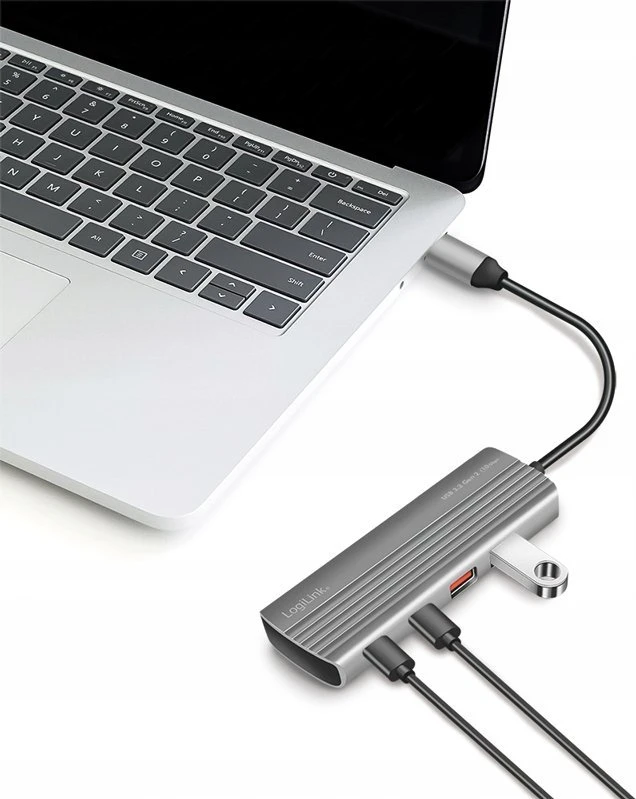 LogiLink USB3.2 šakotuvas, 2x USB-A, 5x USB-C, PD, 100W