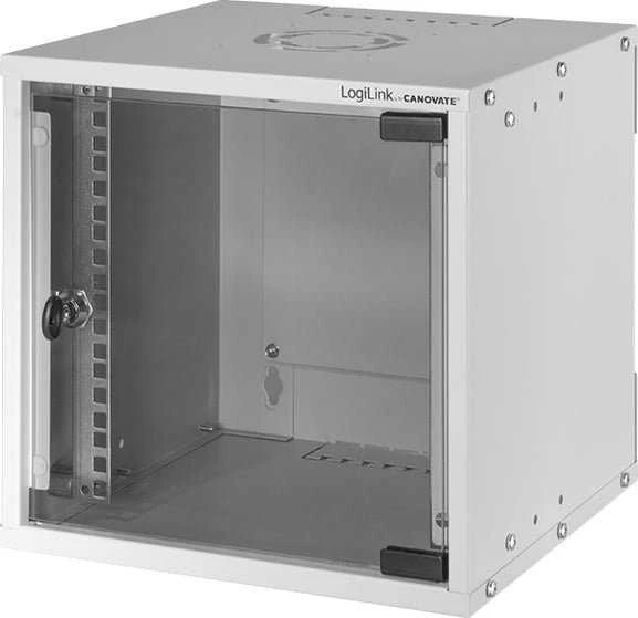 LogiLink Logilink sieninis korpusas 10 kol., 6 U, montuojamas, pilkas