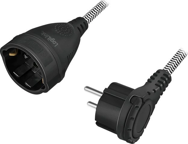 „Logilink“ maitinimo laidas USB LogiLink CEE 7/7 į CEE 7/3, 3 m