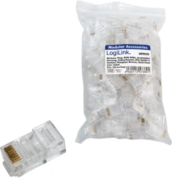 LogiLink Modular RJ45 kištukai, 100 vnt (MP0020)