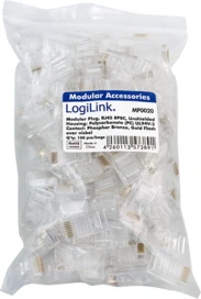 LogiLink Modular RJ45 kištukai, 100 vnt (MP0020)