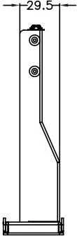 LOGILINK NK4041 LOGILINK- Keystone Panel for 24 Keystone Jacks / Coupler, ekranuotas, pilkas